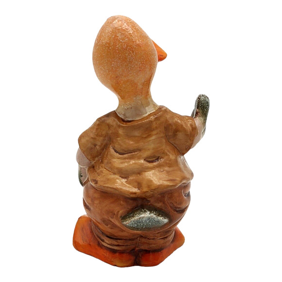 Vintage 6.5" Mid Century Animated Handpainted Ceramic Caricature Duck Quack Gift - Picture 5 of 11